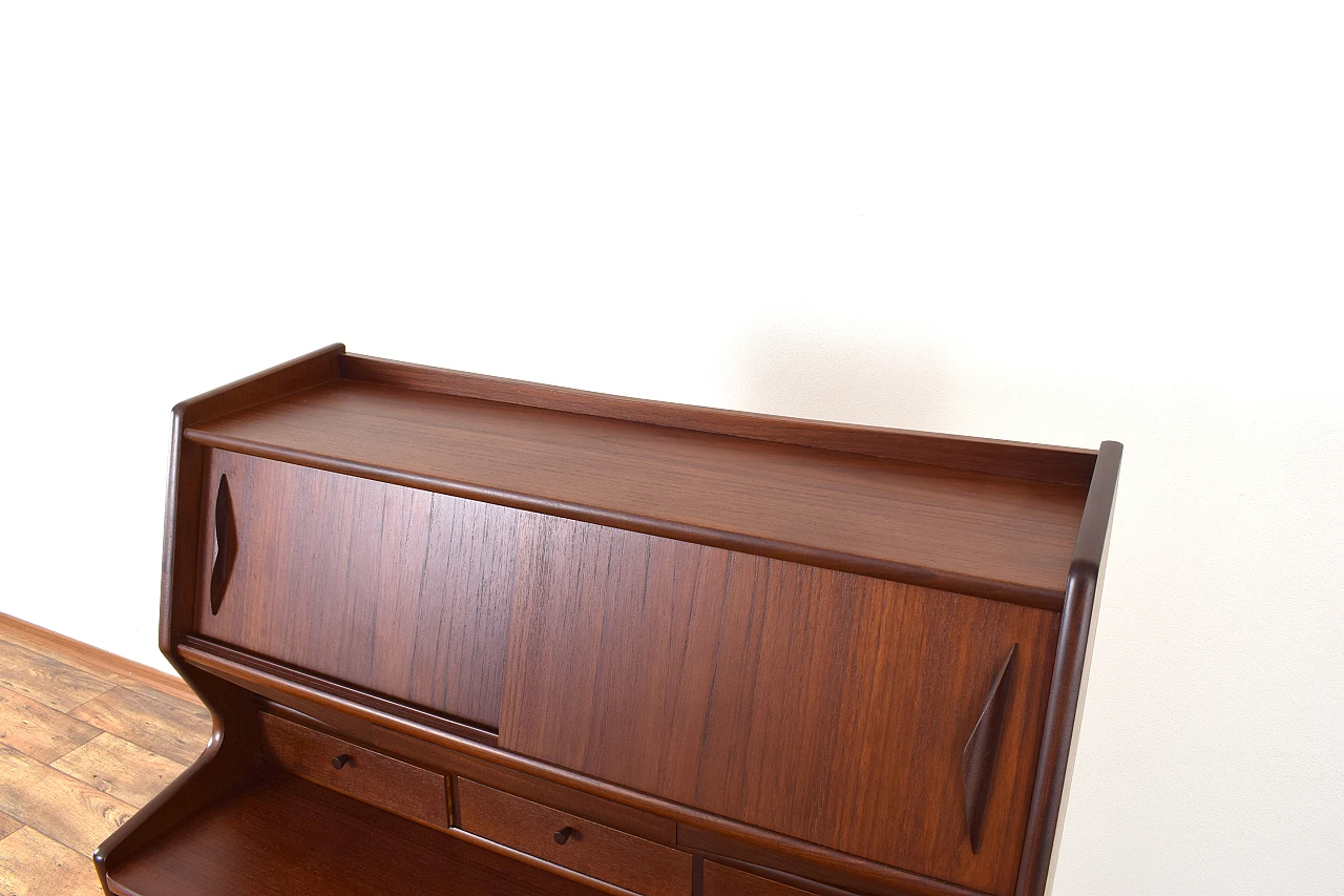 Mid-Century Danish Teak Secretary, 1960s 18