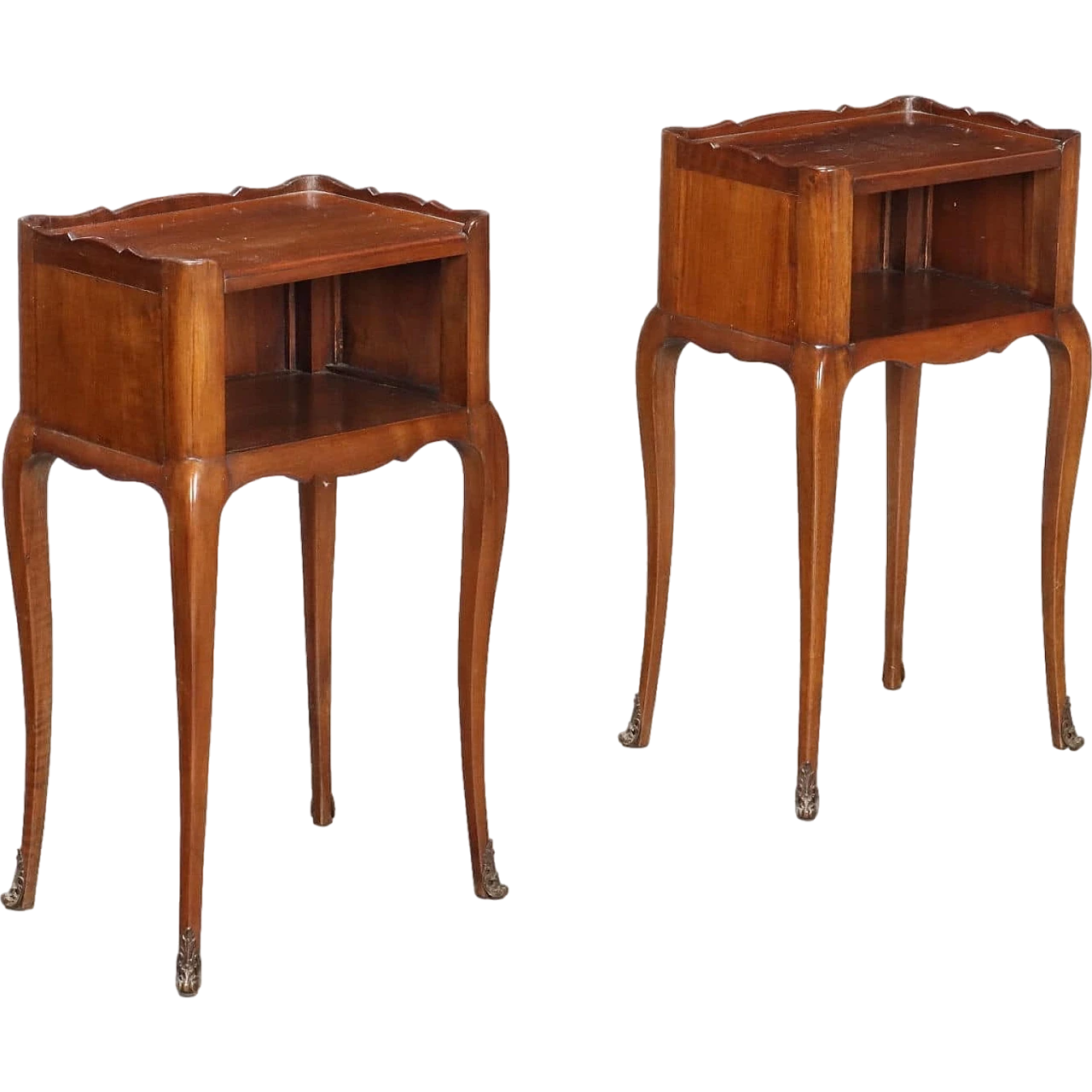 Franch bedside tables in mahogany, mid-20th century 10