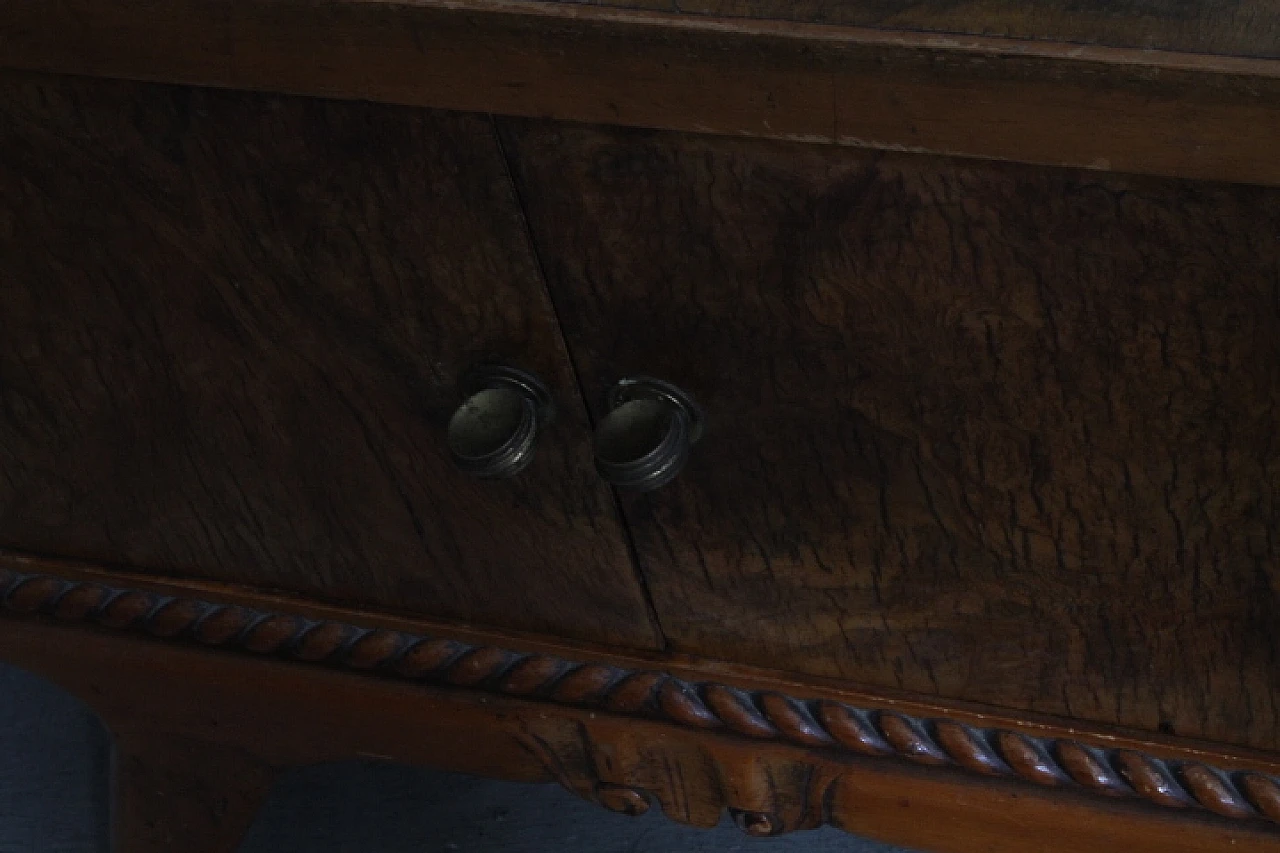 Pair of bedside tables art deco walnut, 1945 10