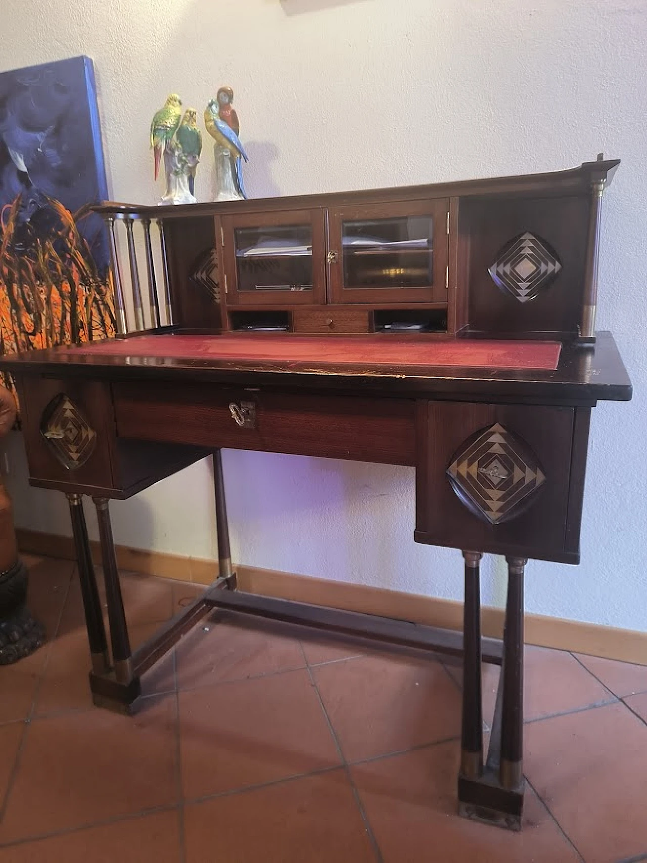 Desk and chair by J. and J. Herrmann for Mobelfabrik, 20th century 17