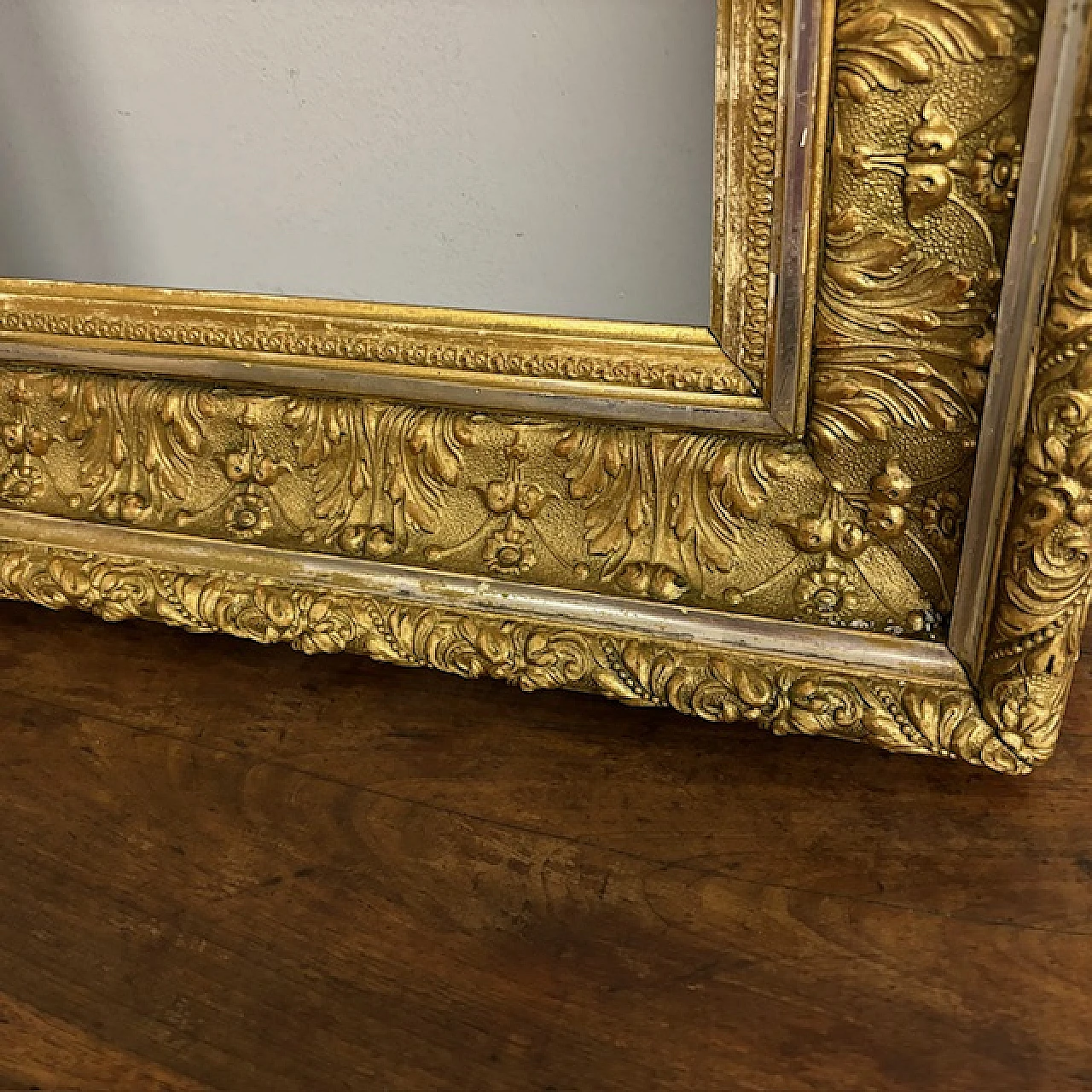 Gold and silver leaf frame, 19th century 9