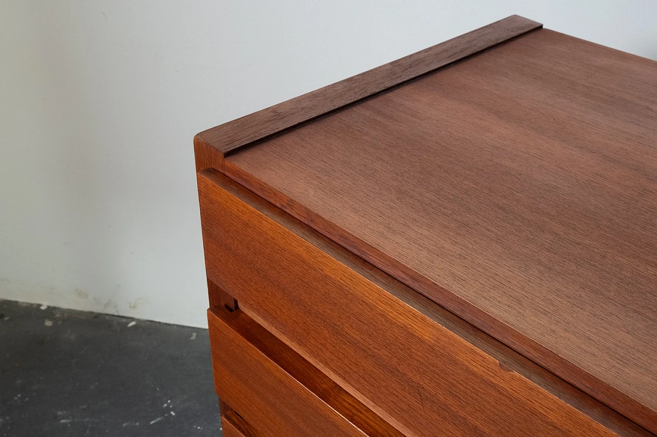 Teak chest of drawers, 1960s 8