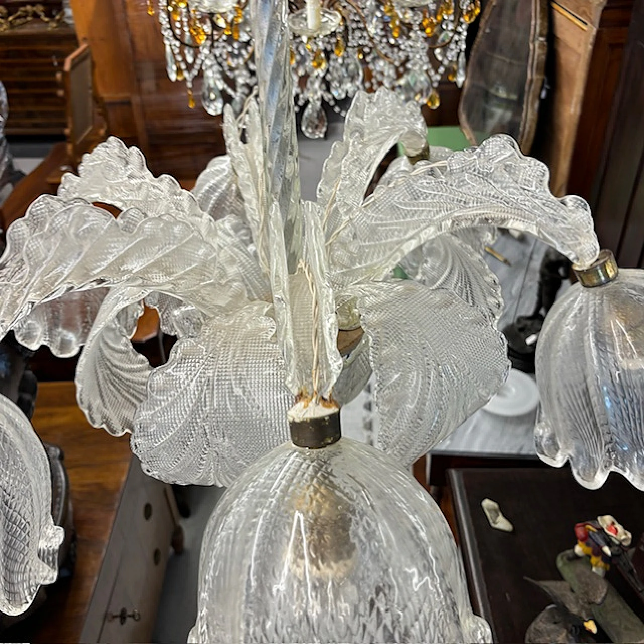 Chandelier Barovier and Toso Murano Venice, 1930 12