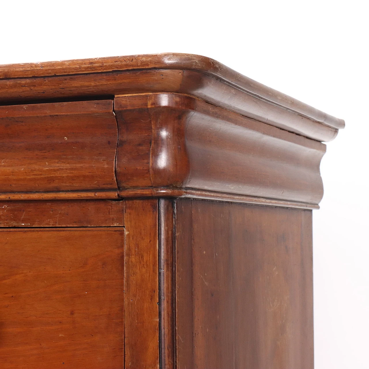 Charles X chest of drawers in walnut, late 19th century 4