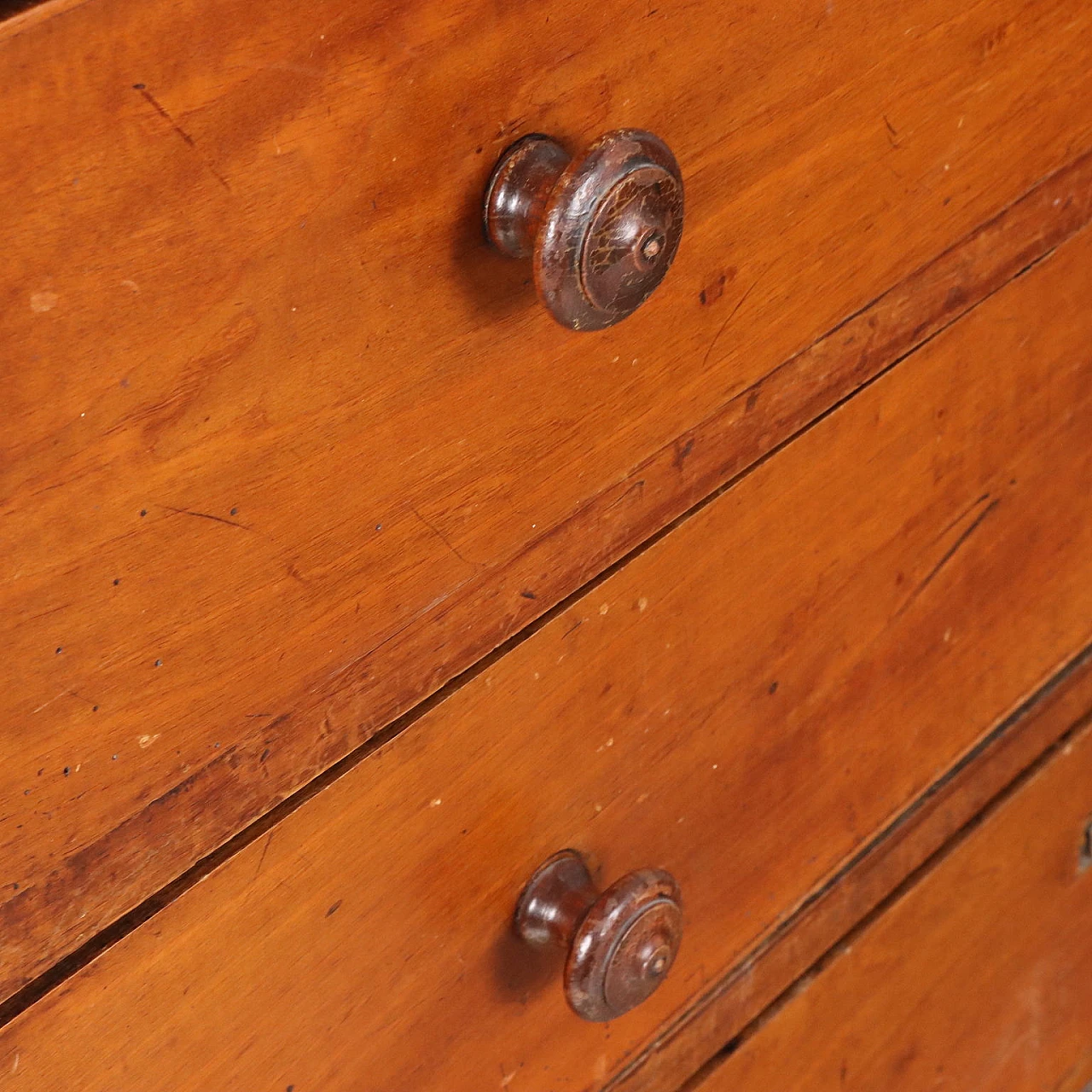 Charles X chest of drawers in walnut, late 19th century 5