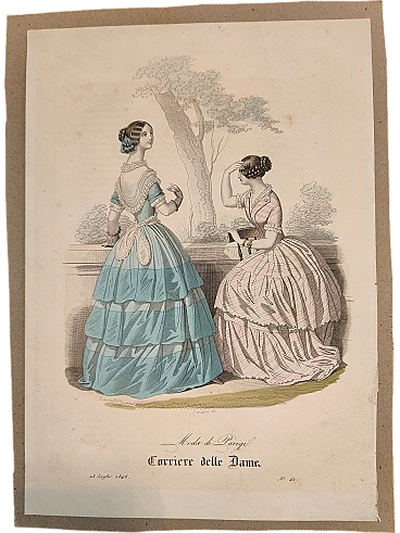 19th century fashion print