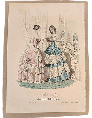 Fashion print, 19th century