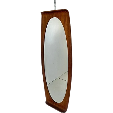 Wall mirror from the 1950s in rosewood, Campo and Graffi