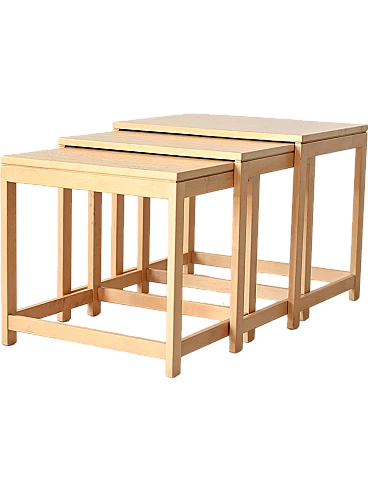 Set of Scandinavian nest tables