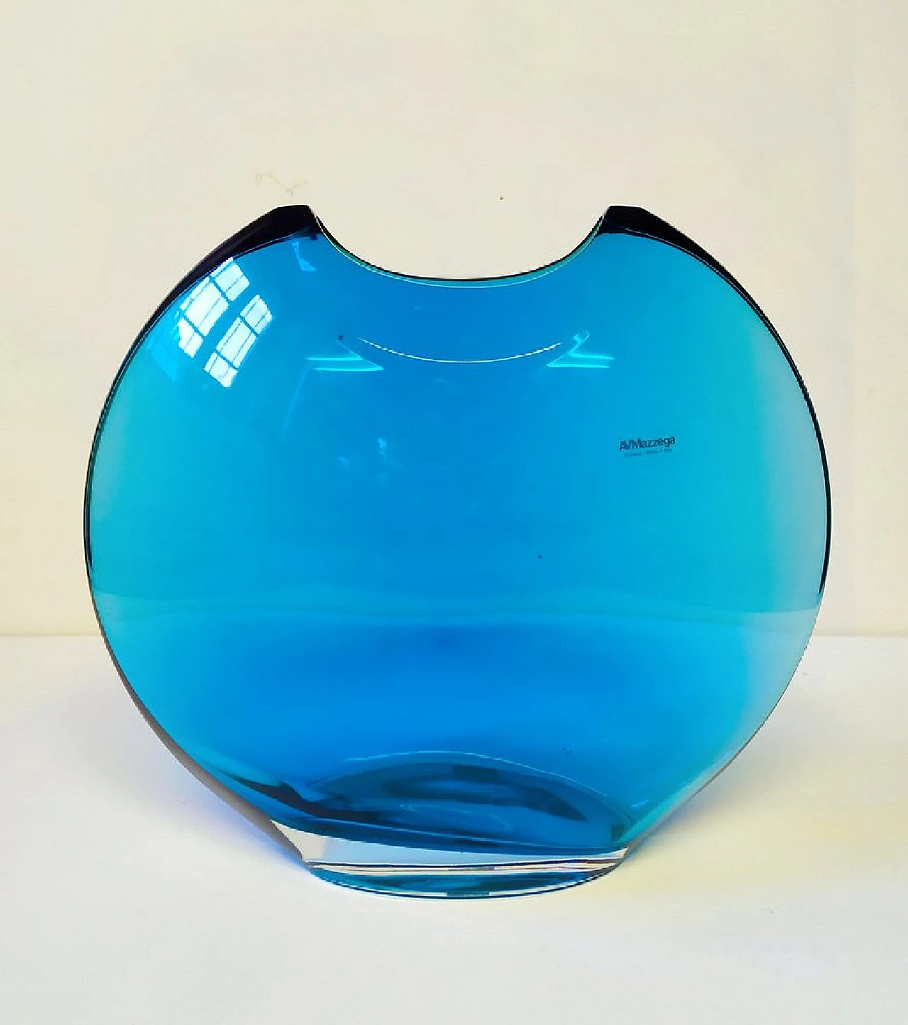 Large Murano glass vase from Mazzega, 1980s 1