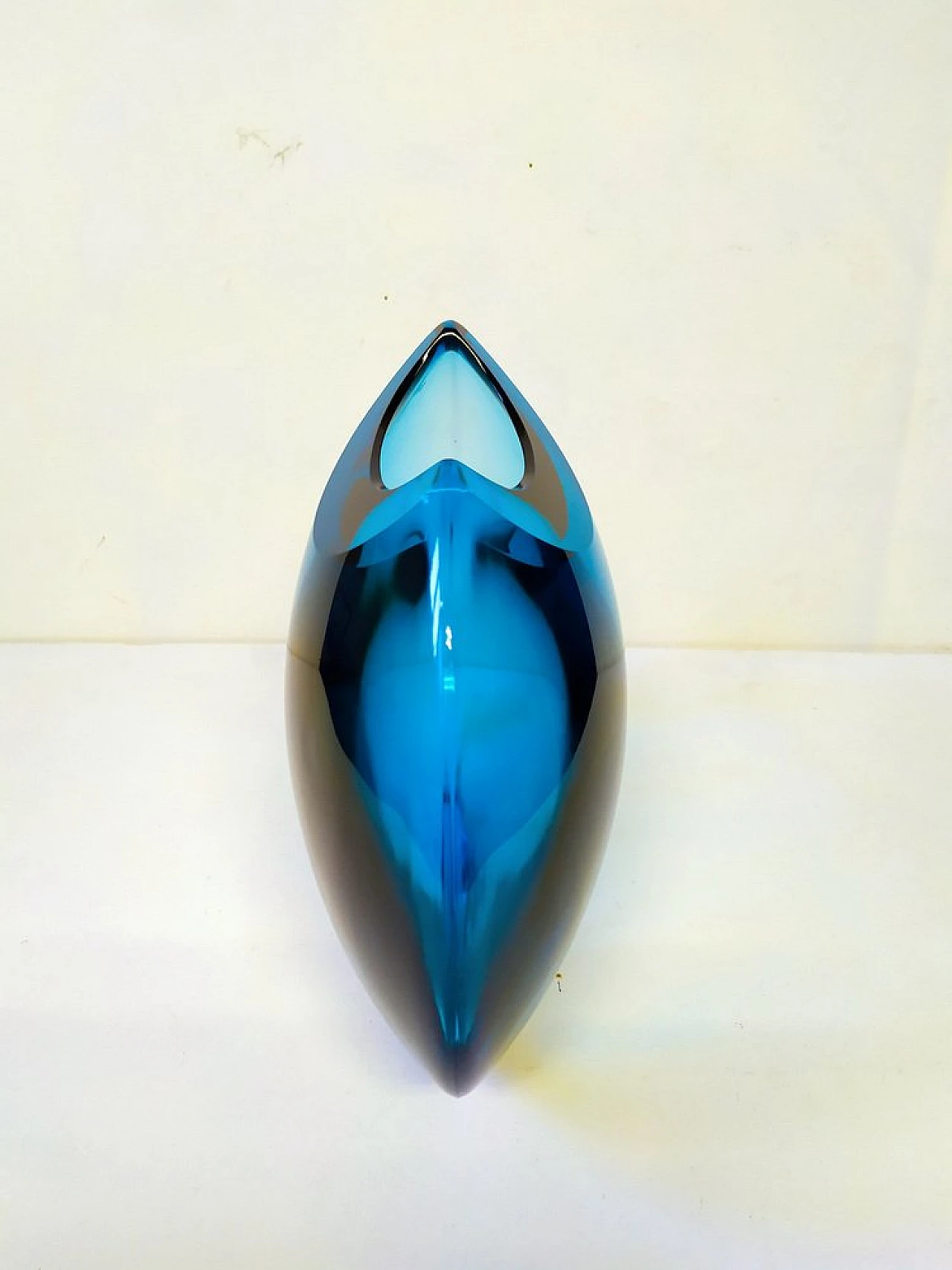 Large Murano glass vase from Mazzega, 1980s 5