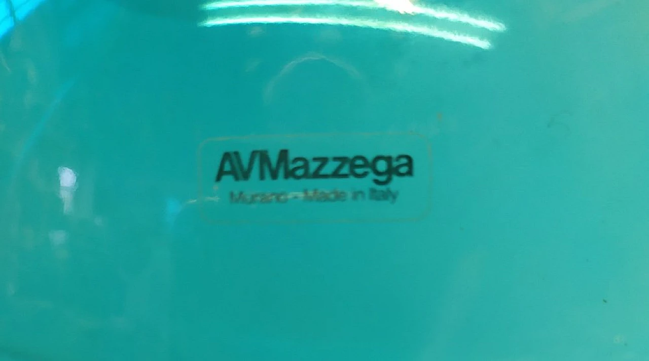 Large Murano glass vase from Mazzega, 1980s 7