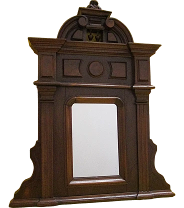 Mirror in walnut wood from the 19th century