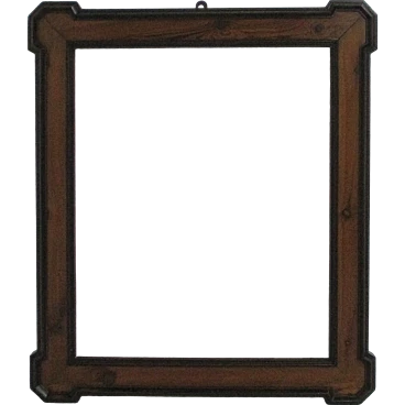 Large 19th century oak wood frame