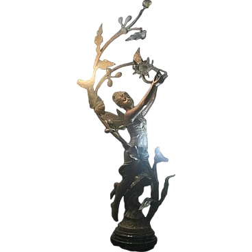 Liberty lamp in bronze, early '900