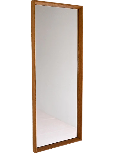 Scandinavian mirror with oak frame