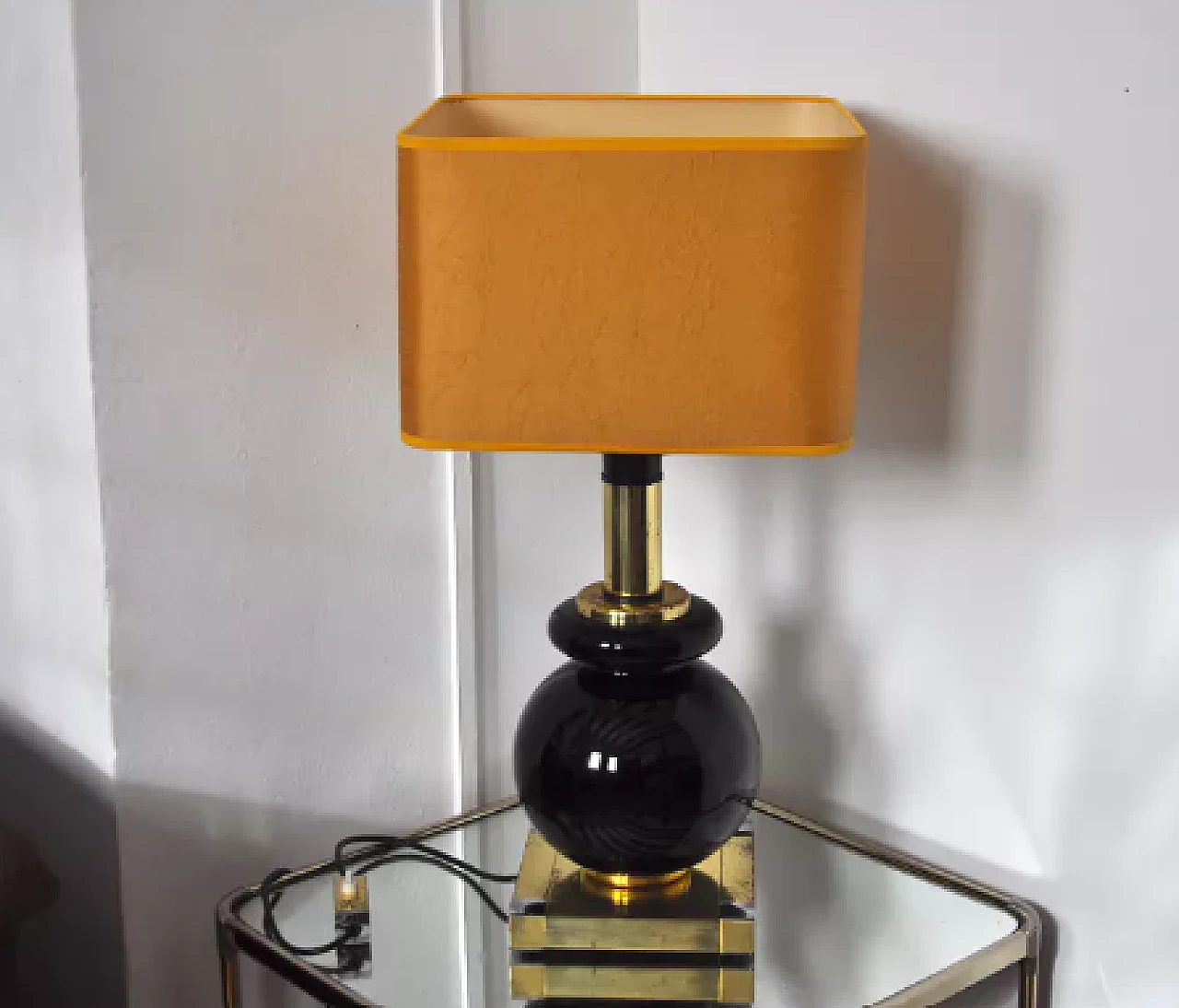 Lumica ceramic table lamp, 1970s 2