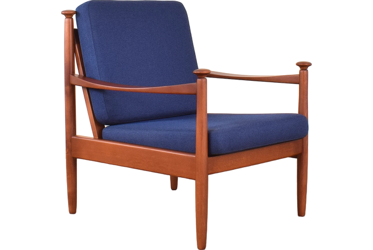 Mid-Century Danish Lounge Chair, 1960s. 12