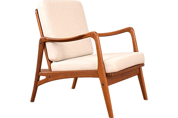 Mid-Century Danish Teak Lounge Chair, 1960s.