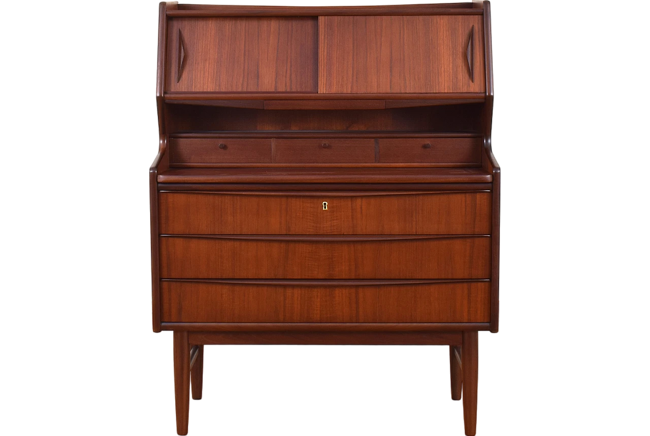 Mid-Century Danish Teak Secretary, 1960s 20