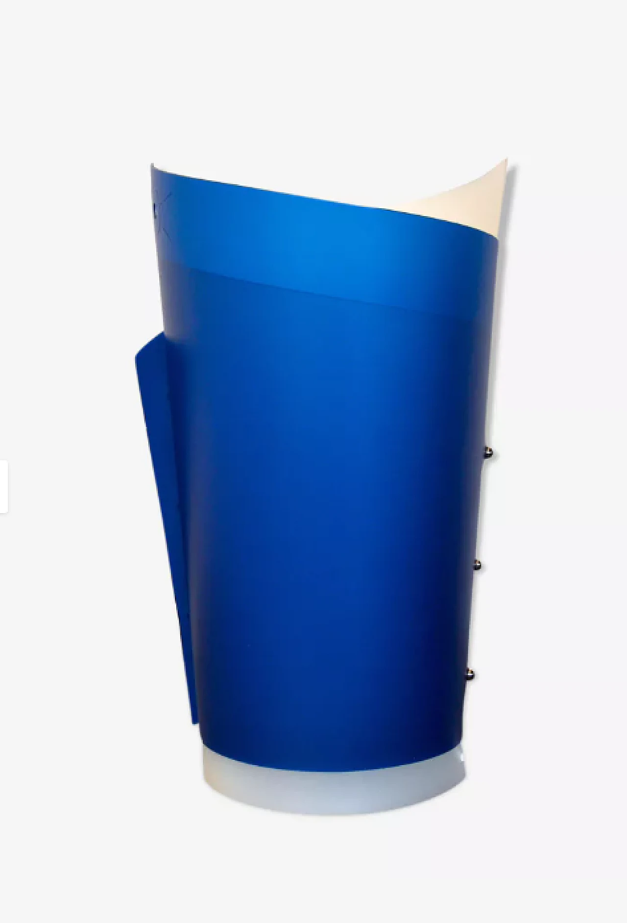 Lampada in plastica blu di Samuel Parker per Slamp, anni '80 1