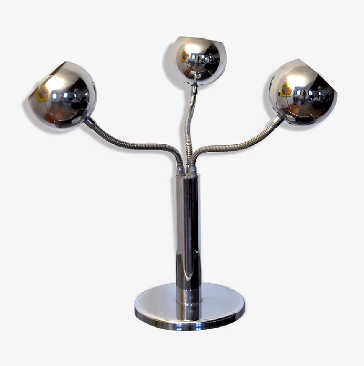 Chrome-plated lamp, 1970s 1