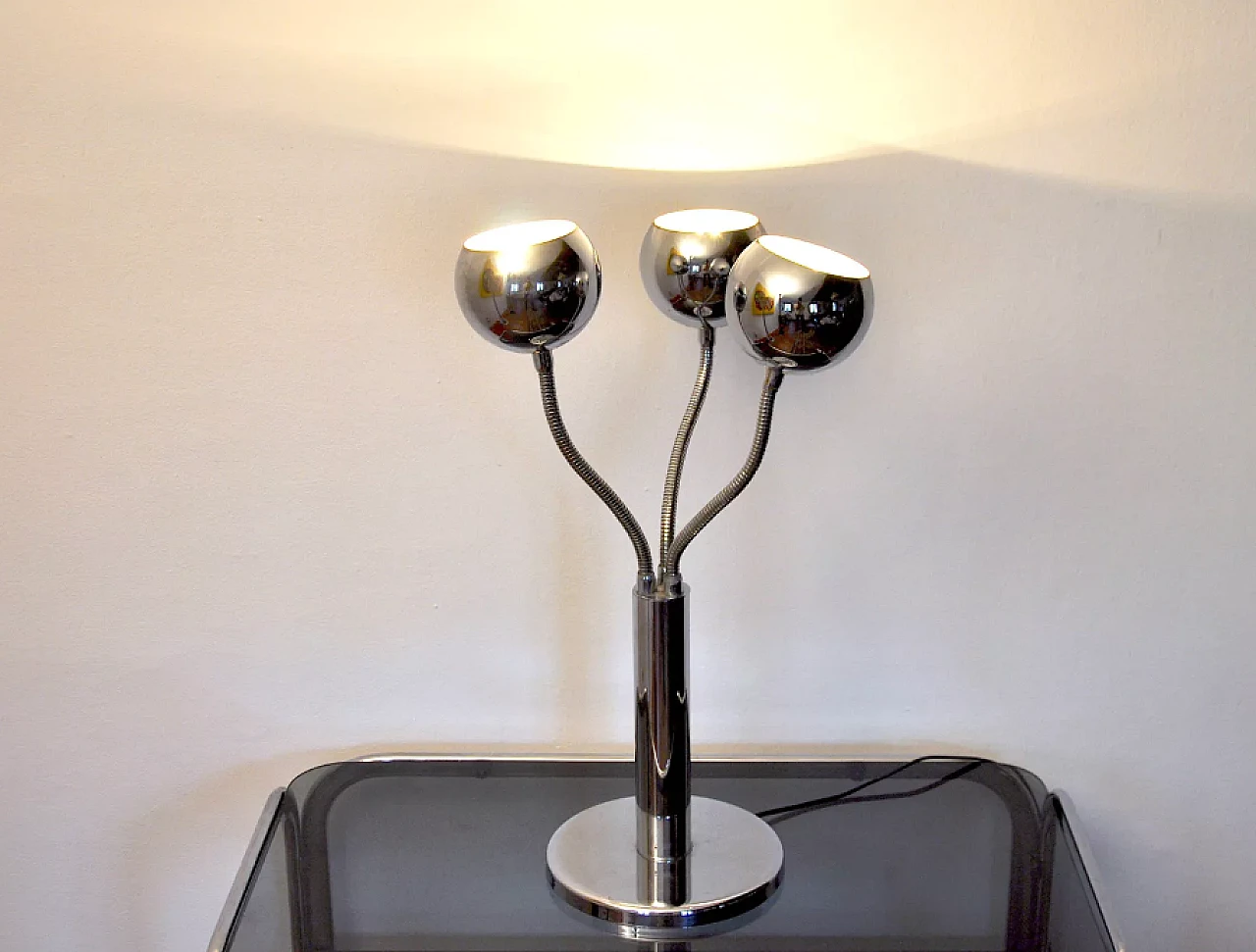 Chrome-plated lamp, 1970s 5