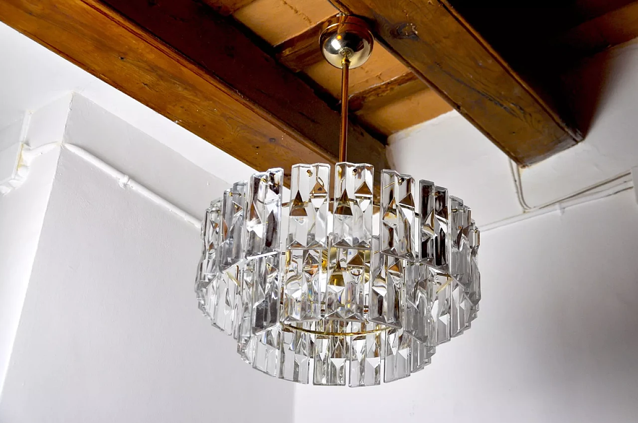 Kinkeldey crystal chandelier, 1970s 3