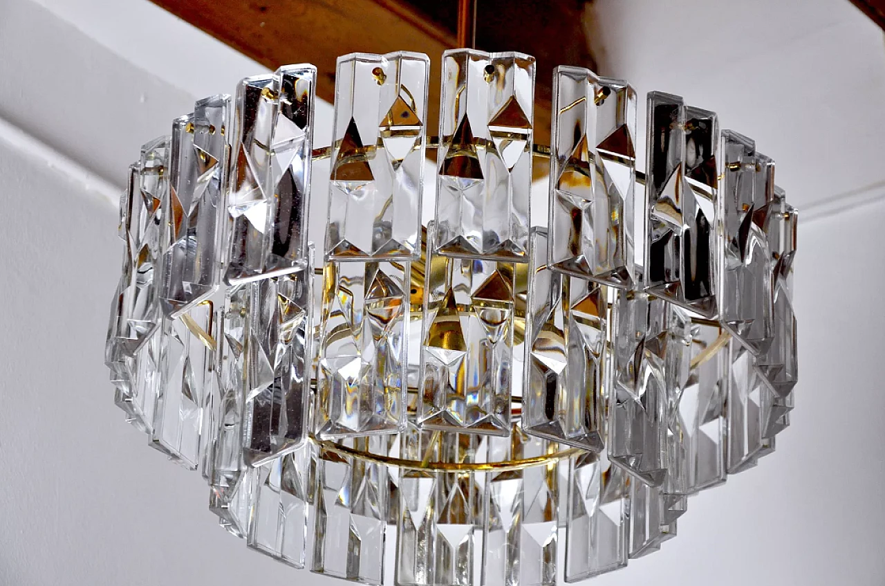 Kinkeldey crystal chandelier, 1970s 4