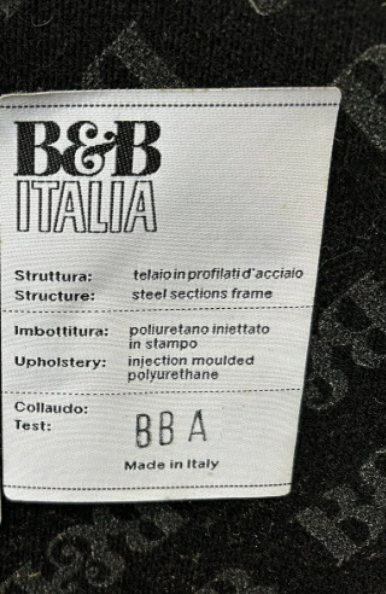 Coppia di poltrone Solo pelle rossa di Citterio per B&B Italia, 200 11