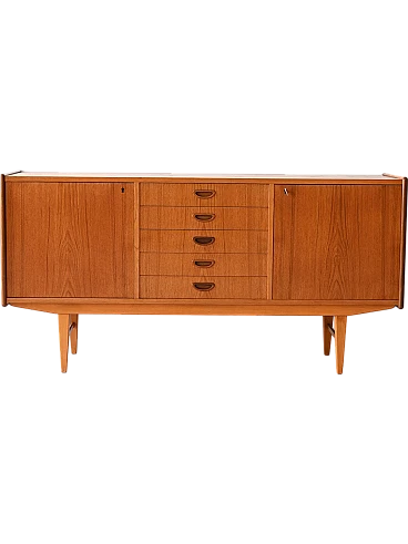 Sideboard with central drawers, 1960s