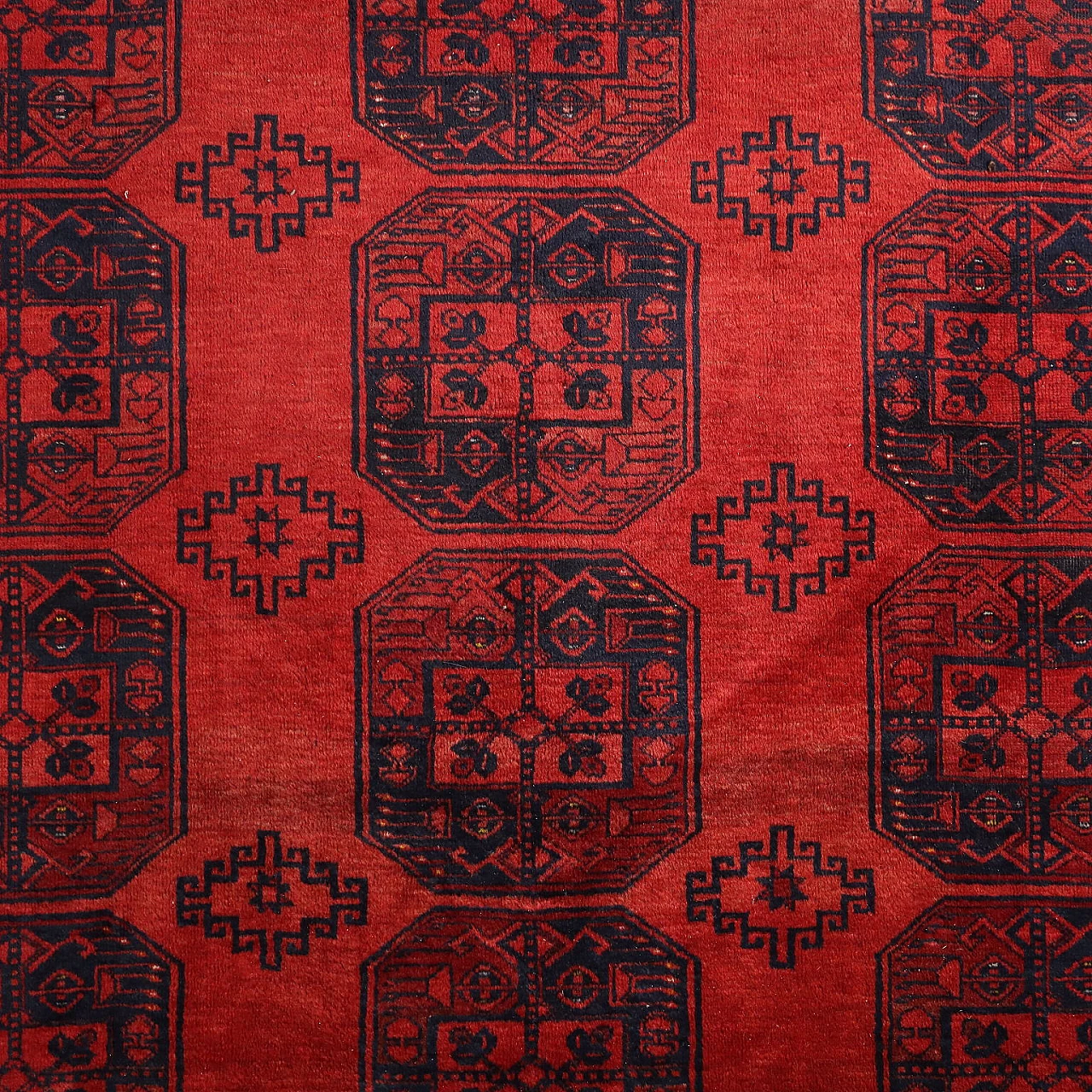 Bukhara wool rug with fine knot, late 20th century 3