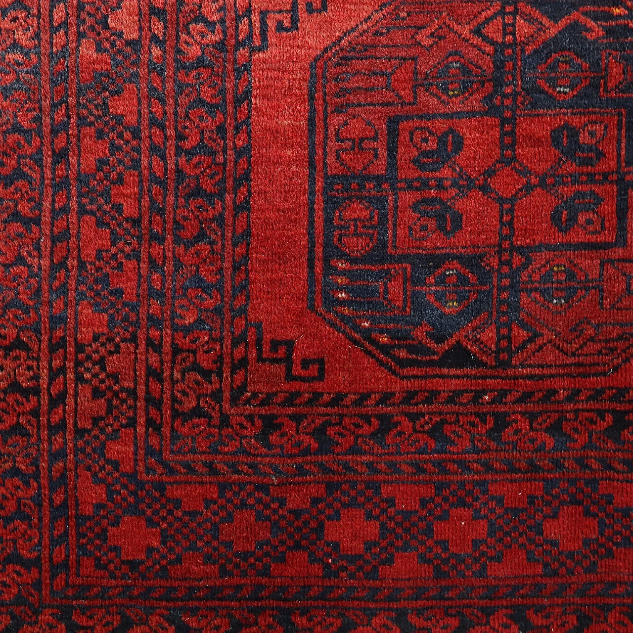 Bukhara wool rug with fine knot, late 20th century 5