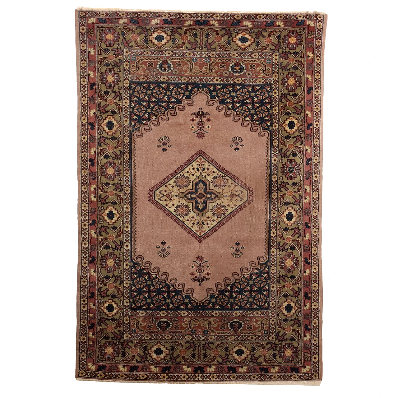 Melas wool rug with heavy knot, late 20th century 1