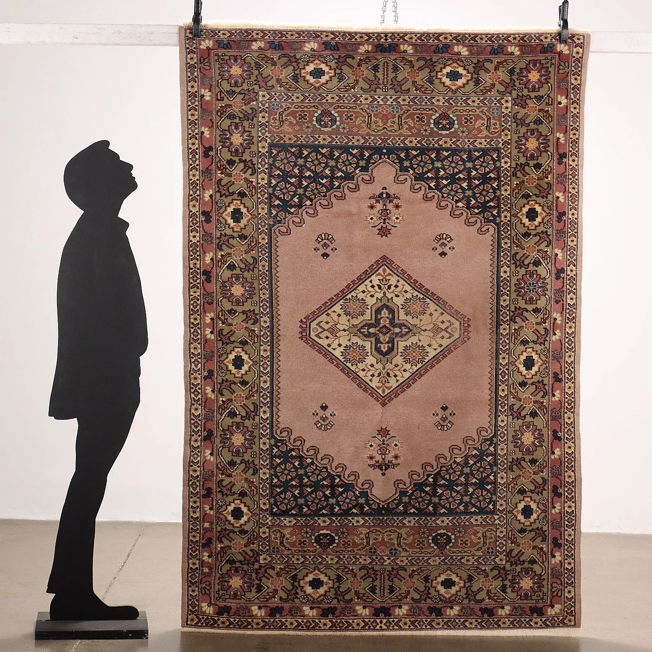 Melas wool rug with heavy knot, late 20th century 2