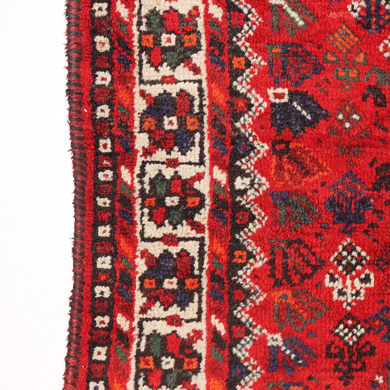 Khamseh wool rug with heavy knot, late 20th century 5