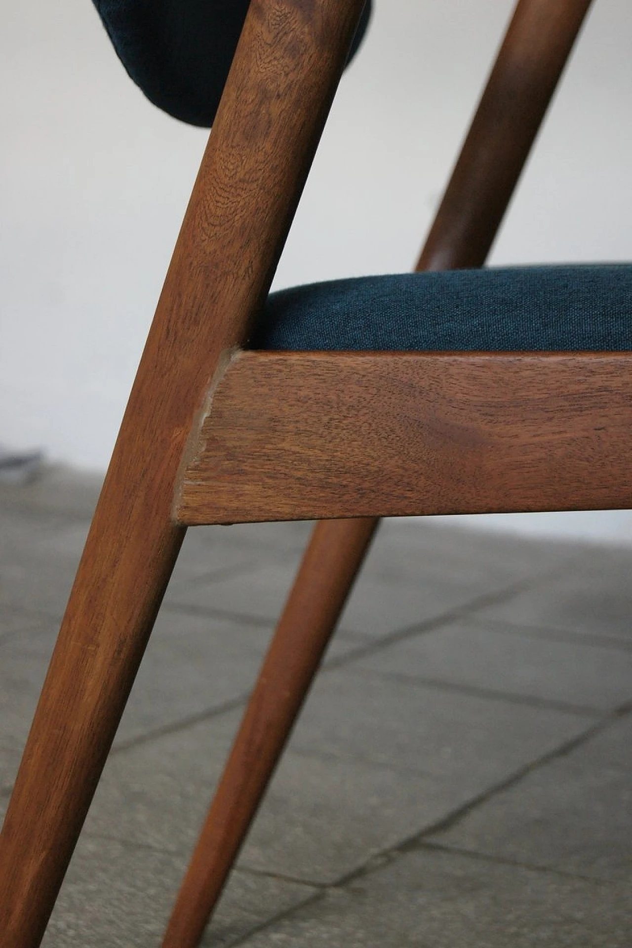 6 Teak chairs by Kai Kristiansen for Schou Andersen, 1950s 11