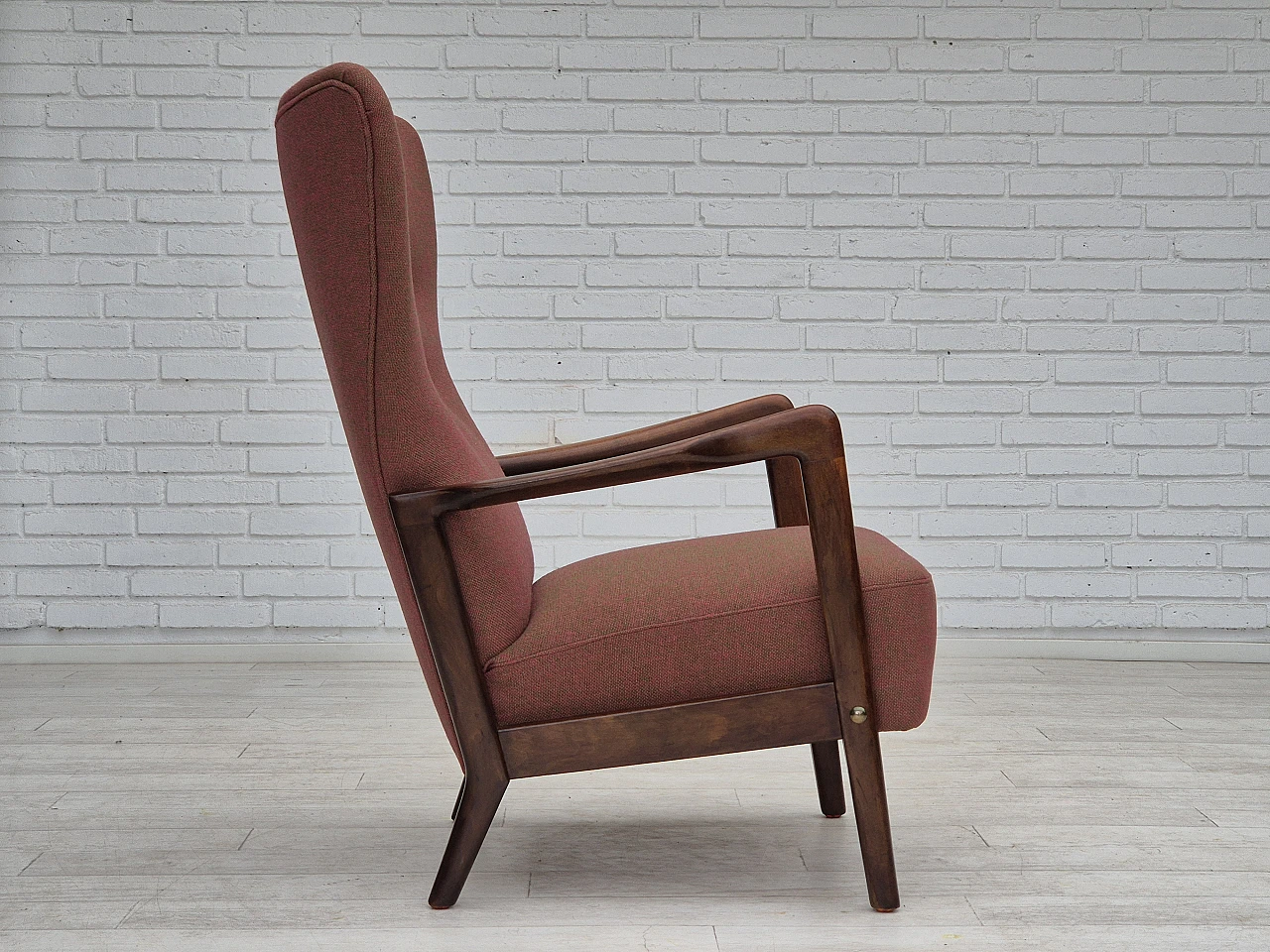 Poltrona danese di Fritz Hansen, anni '50 10