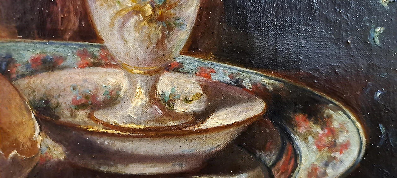 F. Viret, Still life, oil painting signed and dated, 1892 9