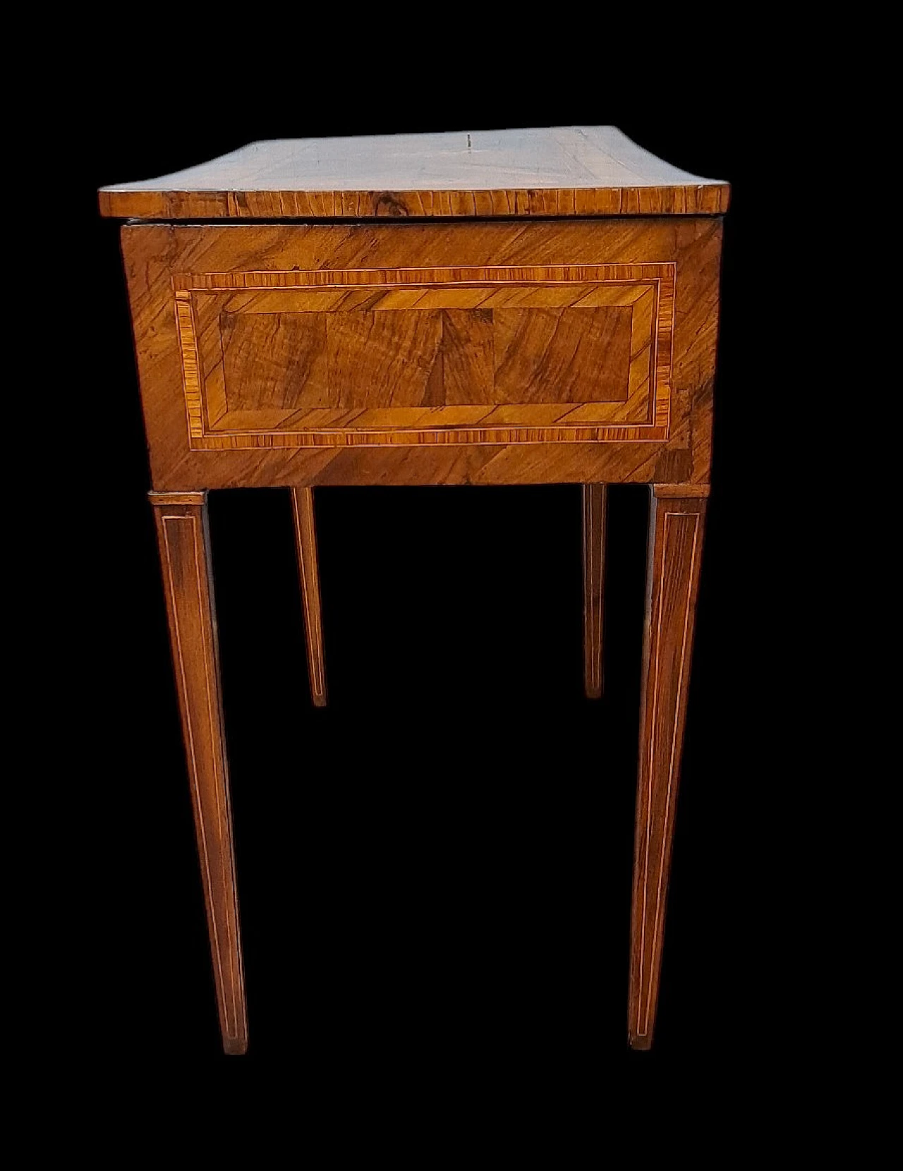 Inlaid vanity writing desk made in Lombardy Italy, 18th century 5