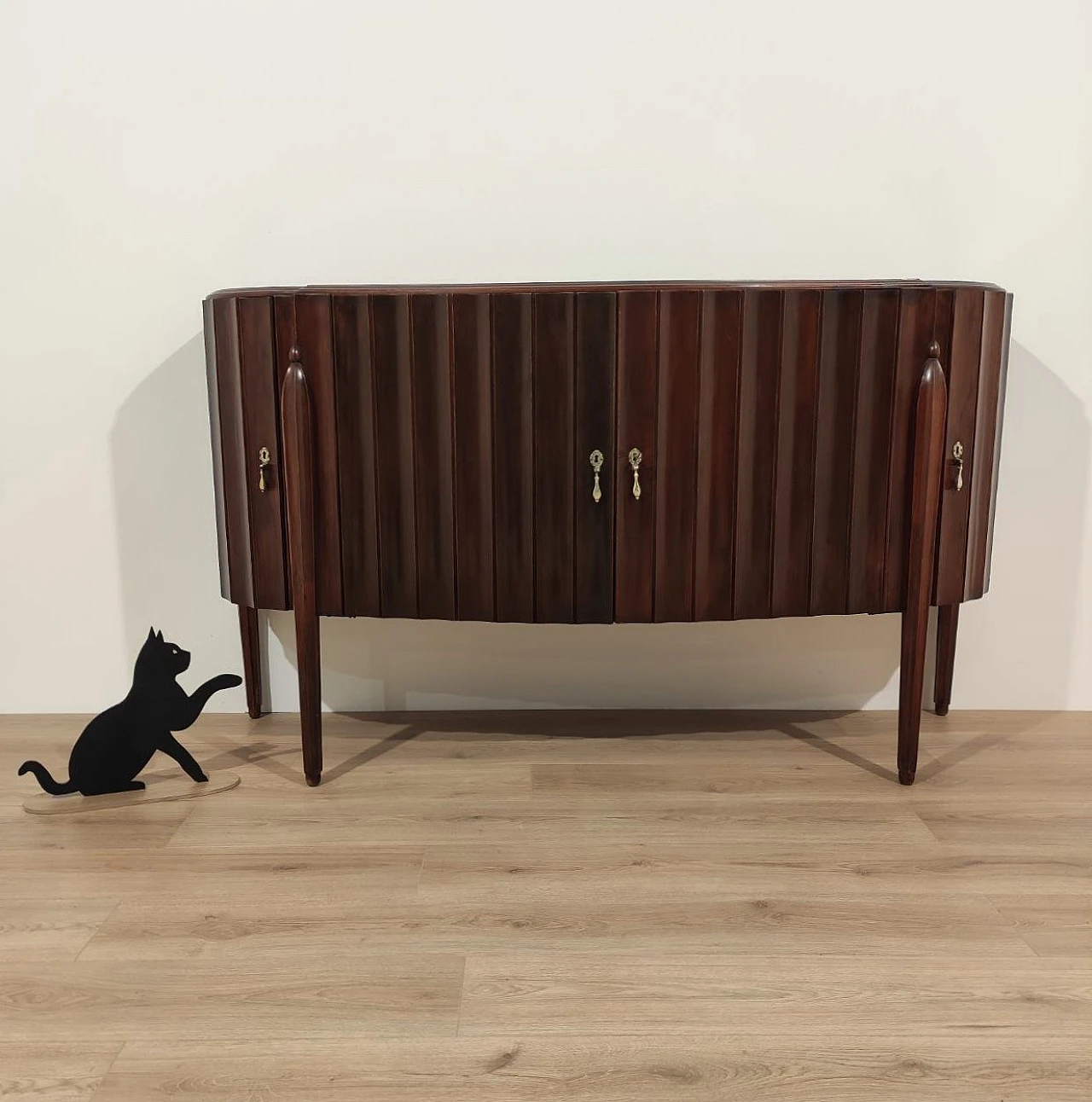 Mahogany sideboard designed by Ruhlman, 1940s 11