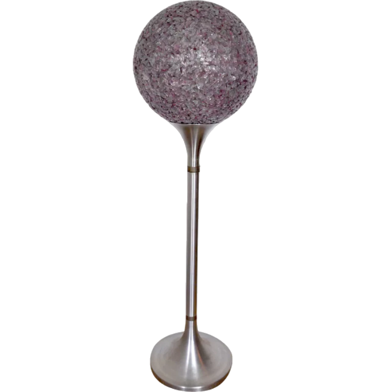 Spherical methacrylate floor lamp, 1970s 8