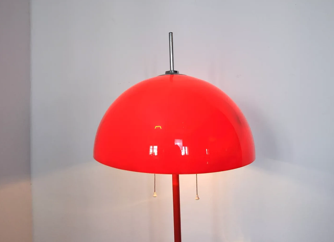 Height-adjustable mushroom floor lamp, 1970s 3