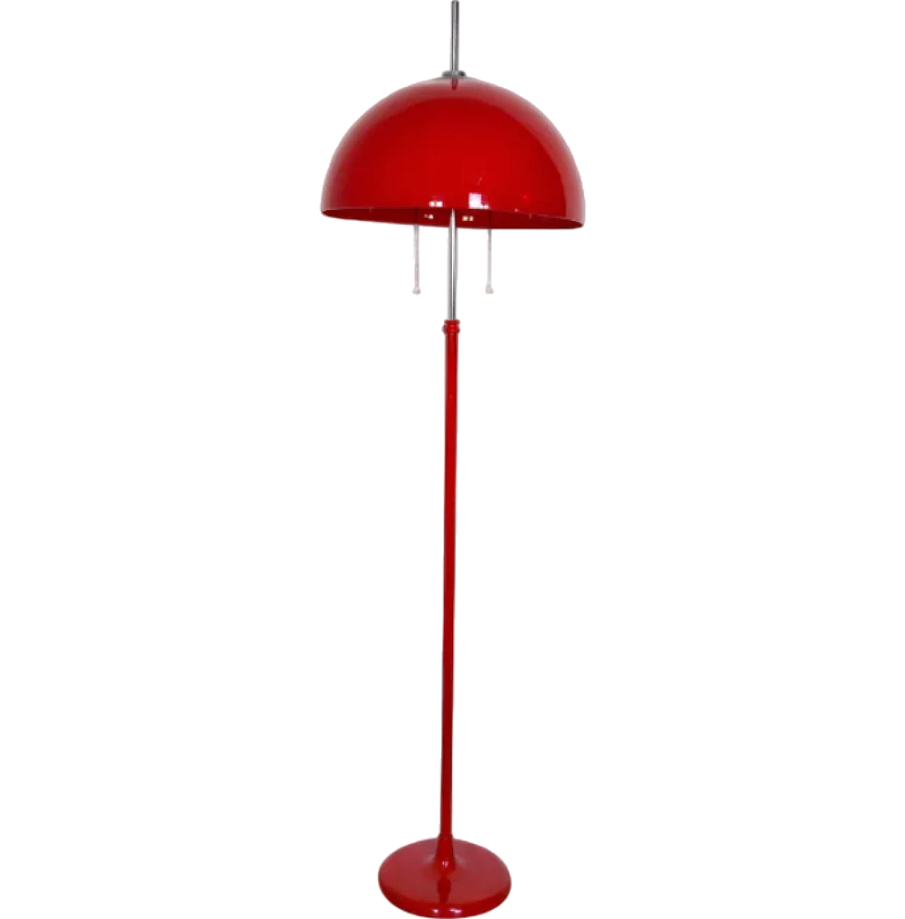 Height-adjustable mushroom floor lamp, 1970s 8