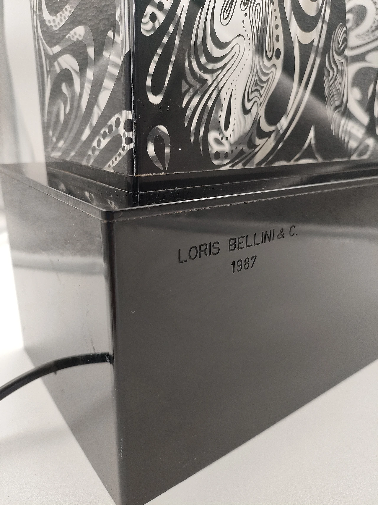 80s Loris Bellini Athos Collura Limited Edition lamp 6