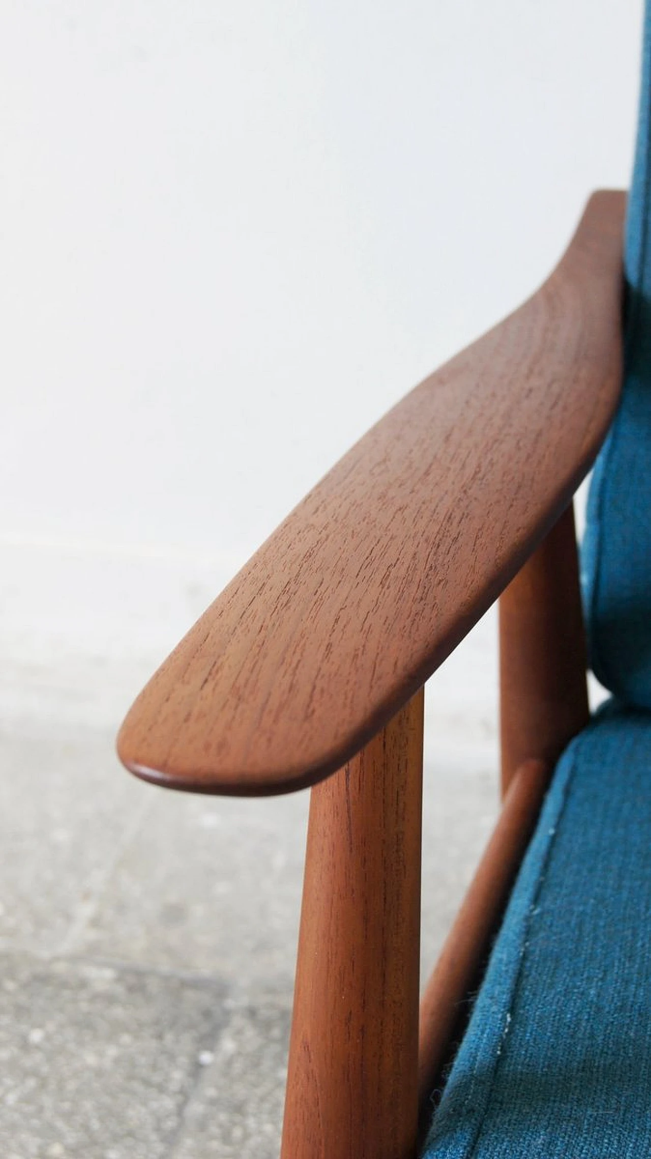 GE270 teak armchair by Hans Wegner for Getama, 1960s 6