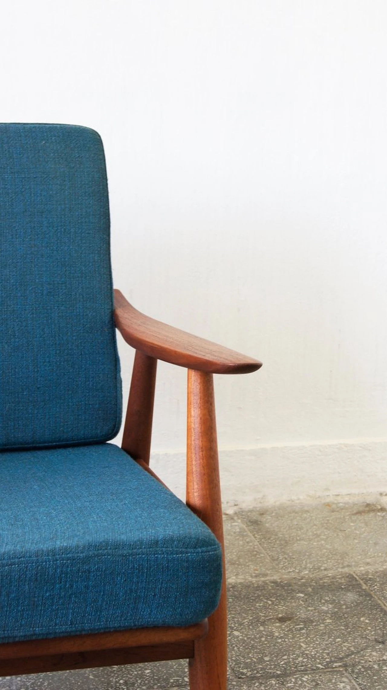 GE270 teak armchair by Hans Wegner for Getama, 1960s 7