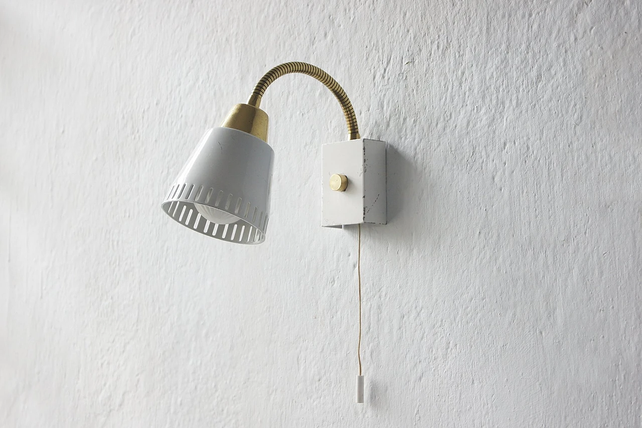 Mid-Century adjustable sconce, 1950s 1