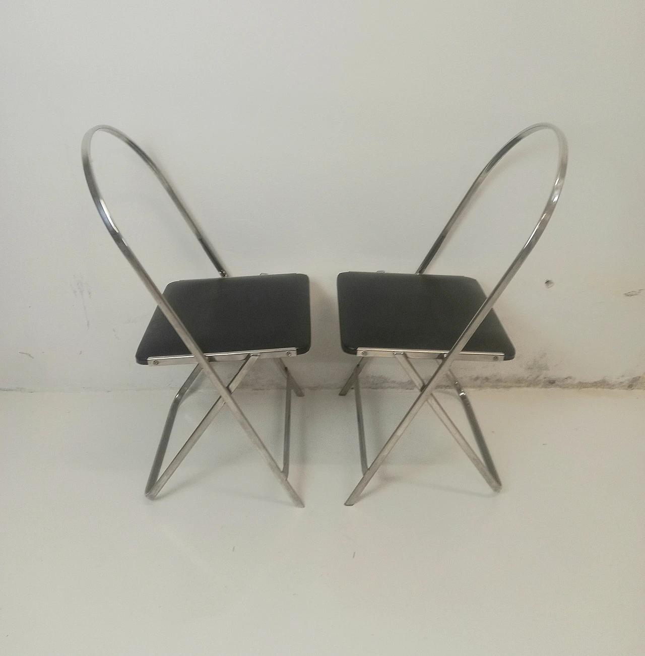 Pair of Aprilina Gae Aulenti chairs 2