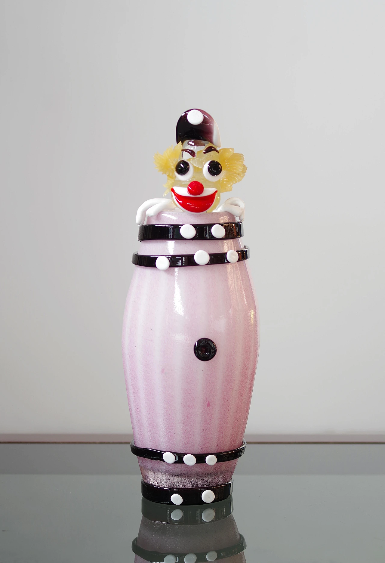 Murano glass clown sculpture, 2000s 2